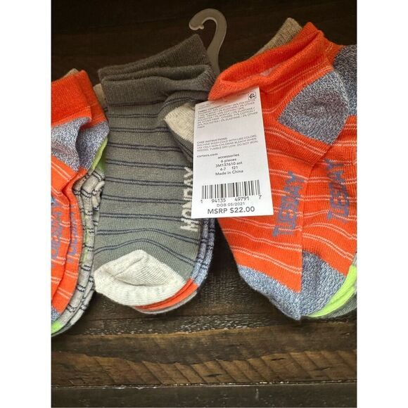 Carter’s days of the week ankle socks bundle of 4,6 packs 4–7 years - Picture 5 of 8